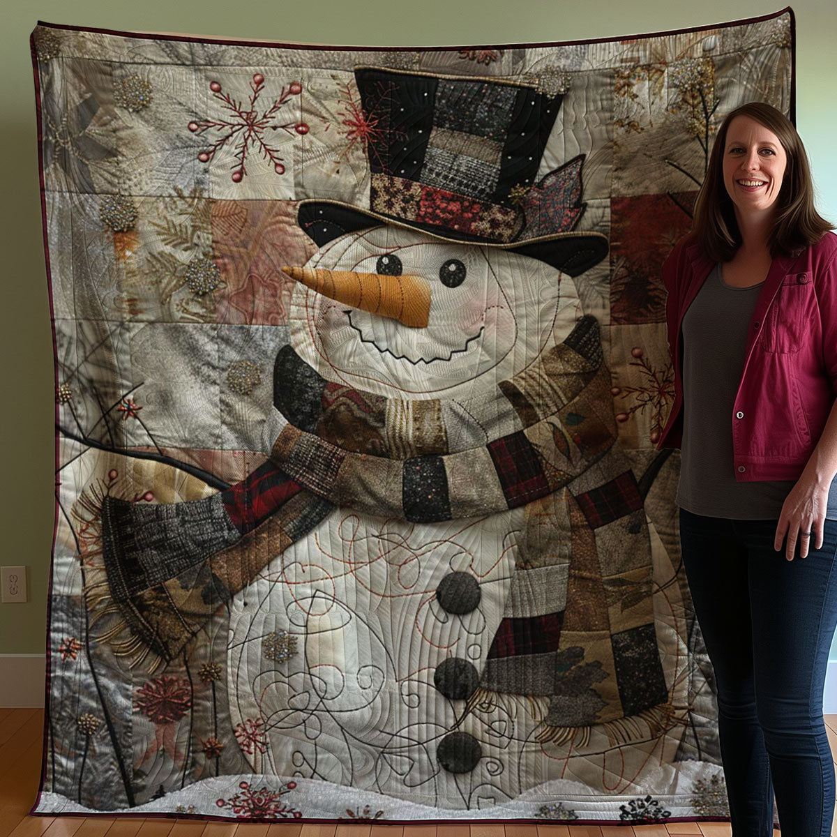 Snowman WJ1107018CL Quilt