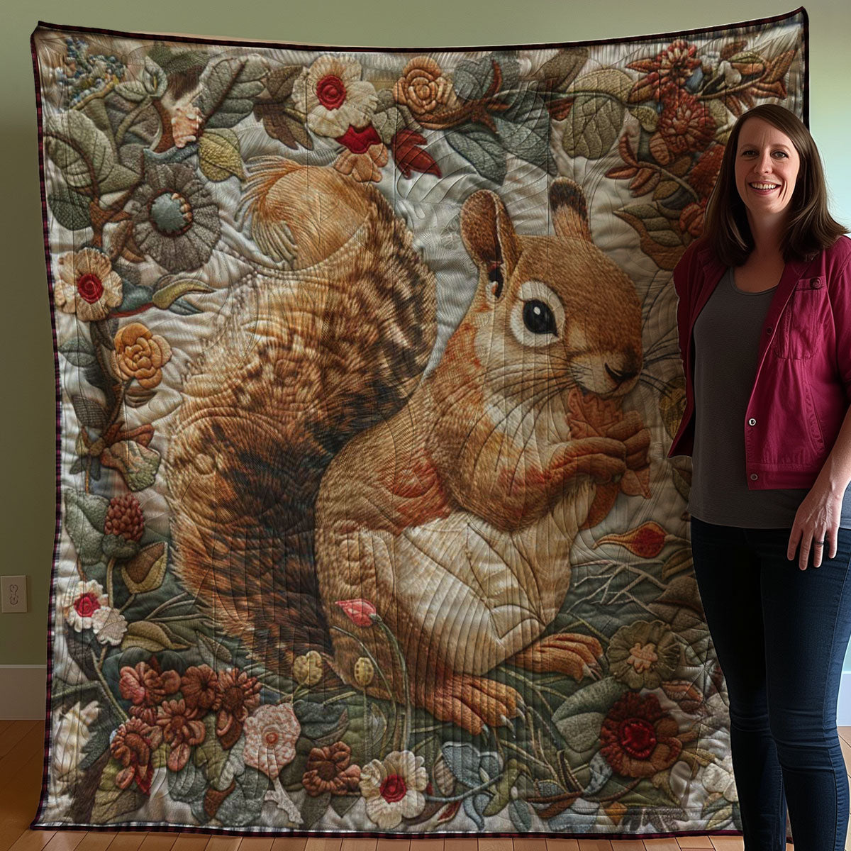 Squirrel WJ0308034CL Quilt