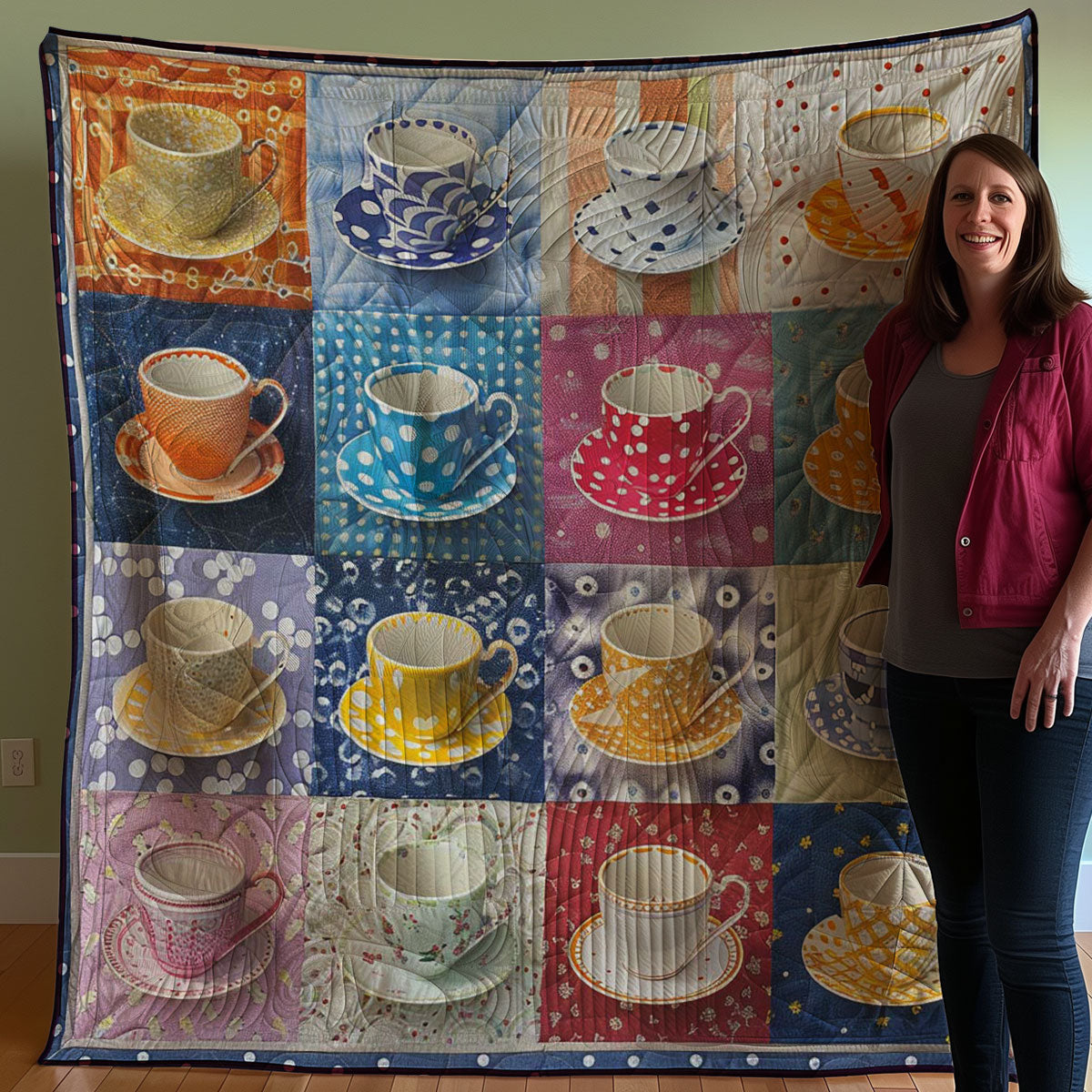 Teacup WJ0807018CL Quilt