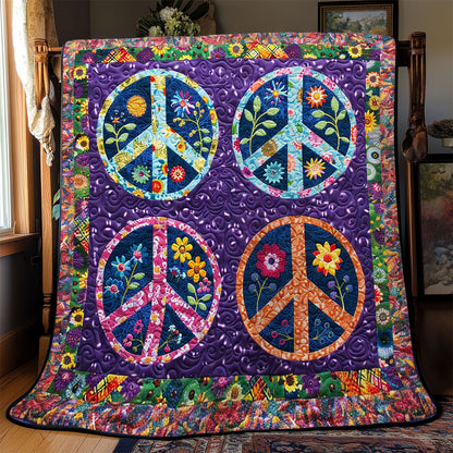 Trippy Hippie Sign WJ0509025CL Quilt