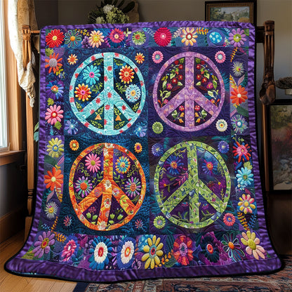 Trippy Hippie Sign WJ0509026CL Quilt