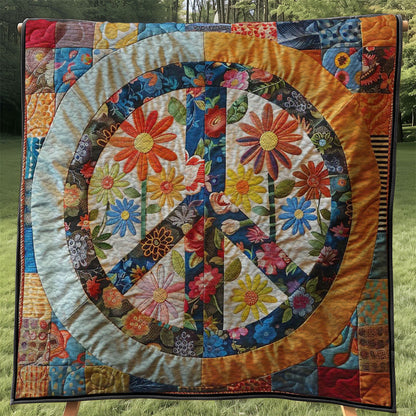 Trippy Hippie Sign WJ2507030CL Quilt