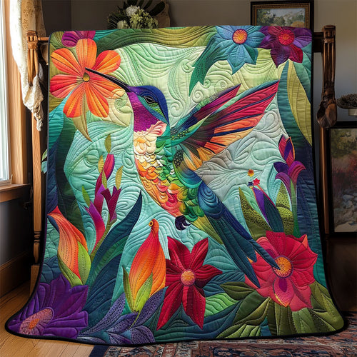 Vibrant Hummingbird WJ2208028CL Quilt