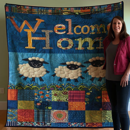 Welcome Home Sheep WJ1508023CL Quilt