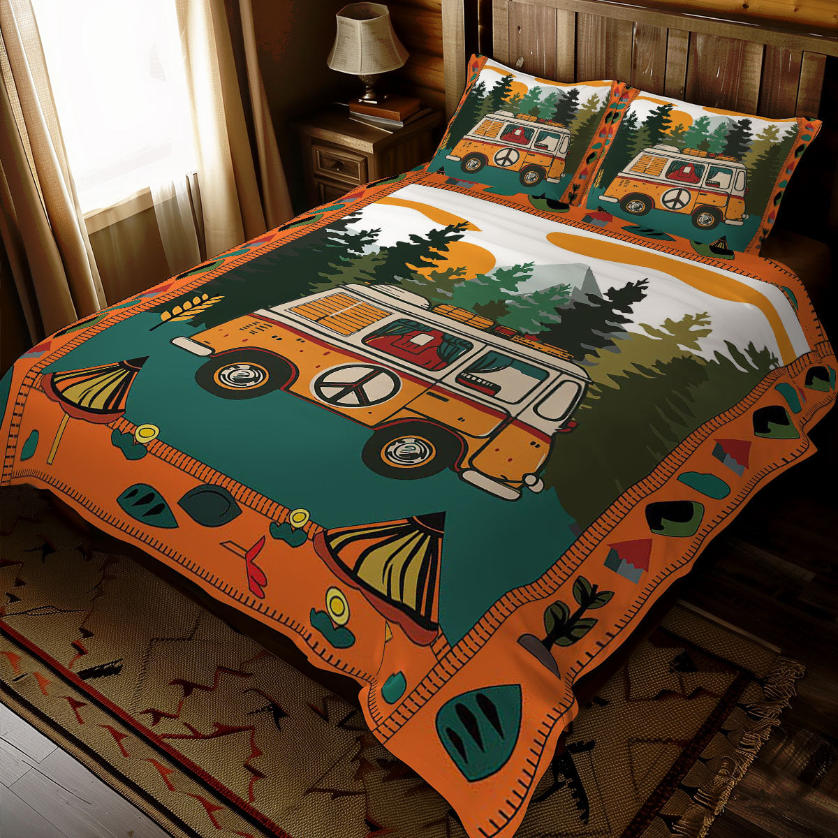 Camper Van WJ0308039WK Duvet Cover Set