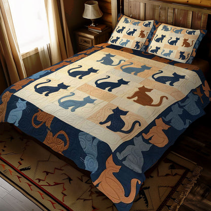 Cat Shape WJ2108027CL Duvet Cover Set