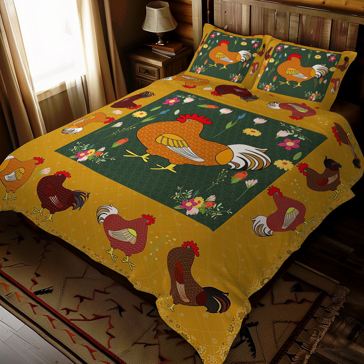 Chicken WJ0308040WL Duvet Cover Set