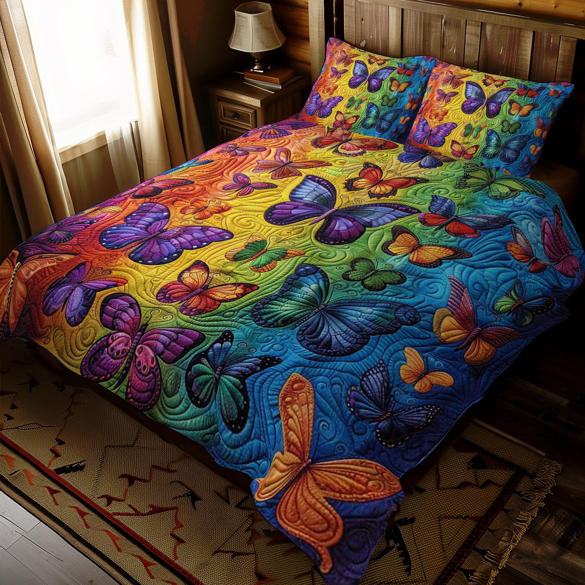 Colorful Butterflies WJ2308029CL Duvet Cover Set