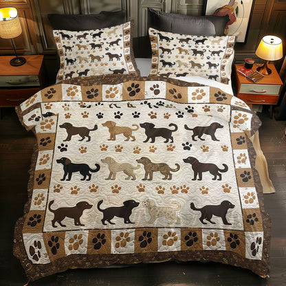 Dogs Silhouettes WJ1409031CL Duvet Cover Set