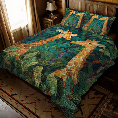 Giraffe Couple WJ1009029CL Duvet Cover Set