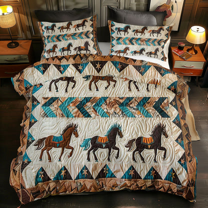 Horse Native American WJ1609033CL Duvet Cover Set