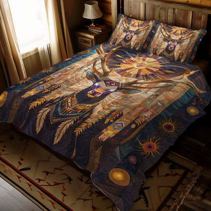 Moose Native American WJ1607021CL Duvet Cover Set