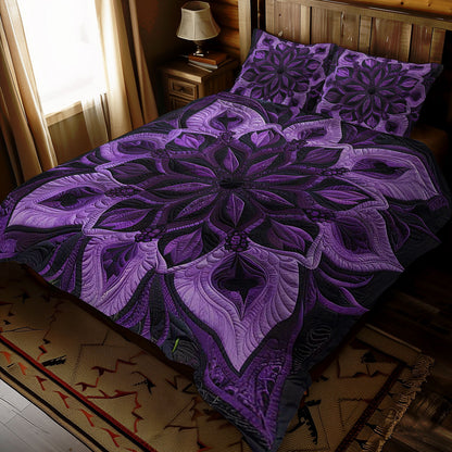 Mystic Purple Bloom WJ2908030CL Duvet Cover Set