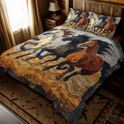 Running Horse WJ1008040CL Duvet Cover Set