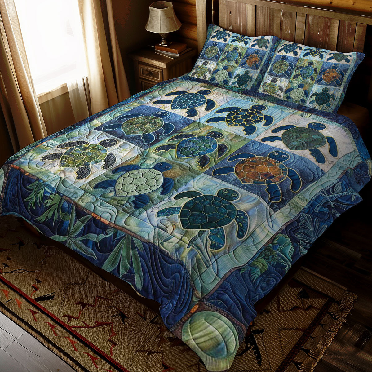 Sea Turtle WJ1608030CL Duvet Cover Set