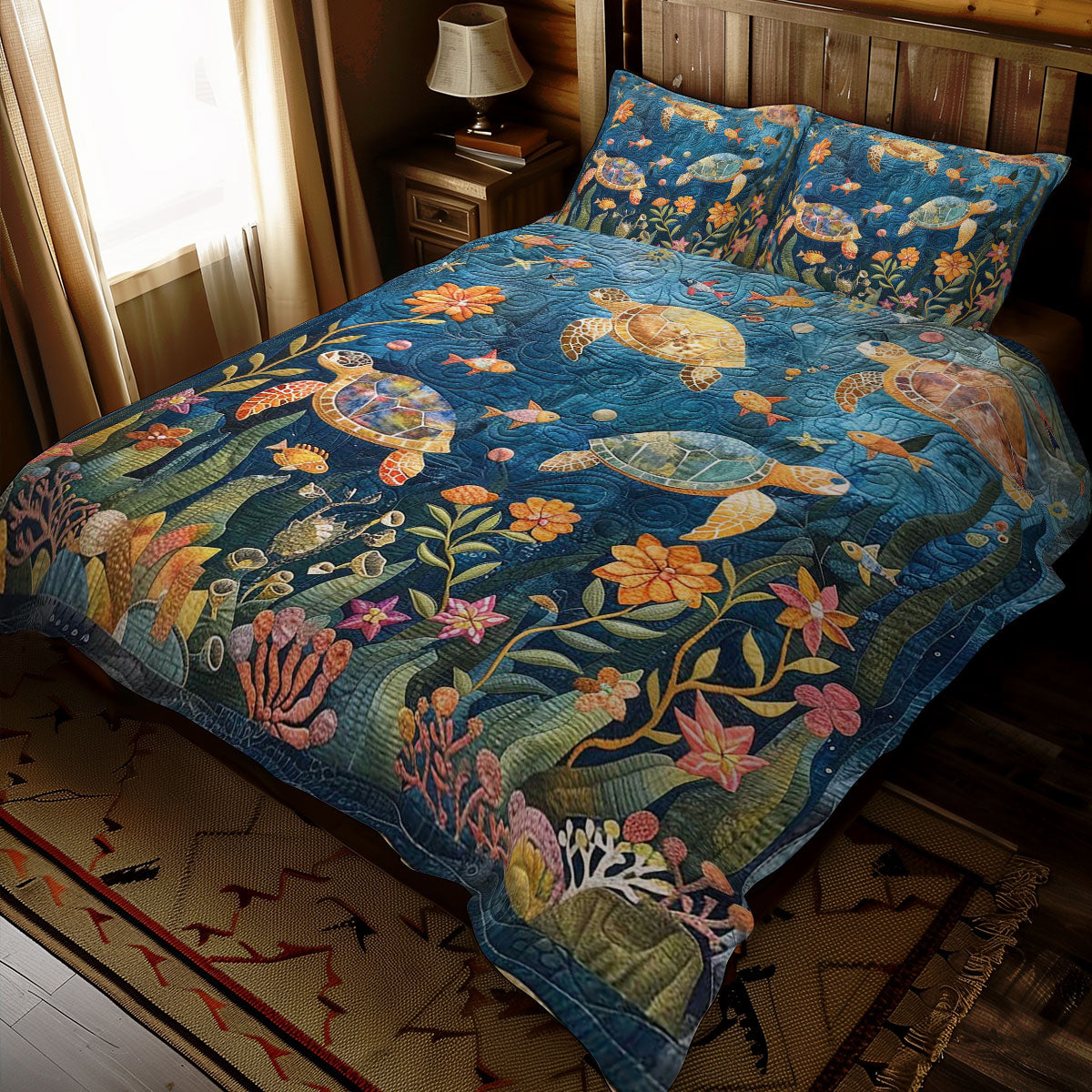 Sea Turtle WJ0509032CL Duvet Cover Set