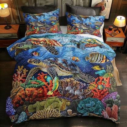 Sea Turtle WJ1609037CL Duvet Cover Set