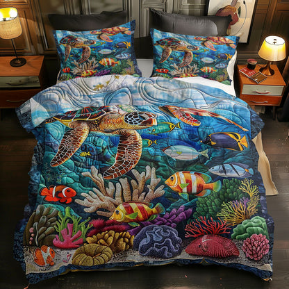 Sea Turtle WJ1609038CL Duvet Cover Set