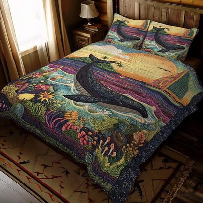 Sunset Whale WJ0708039CL Duvet Cover Set