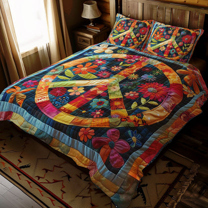 Trippy Hippie Sign WJ0208040CL Duvet Cover Set