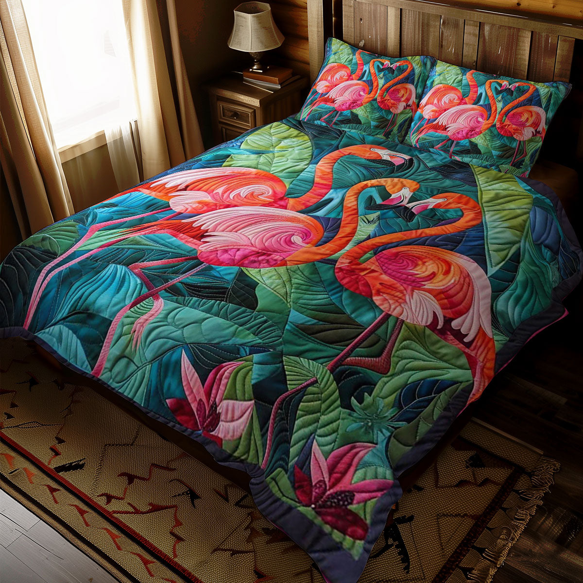 Tropical Flamingo WJ1308050CL Duvet Cover Set