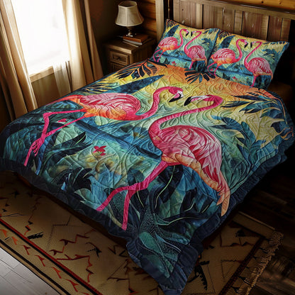 Tropical Flamingo WJ2408031CL Duvet Cover Set