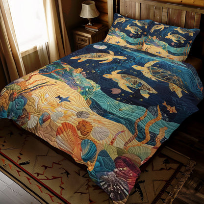 Turtle Under The Sea WJ0908047CL Duvet Cover Set