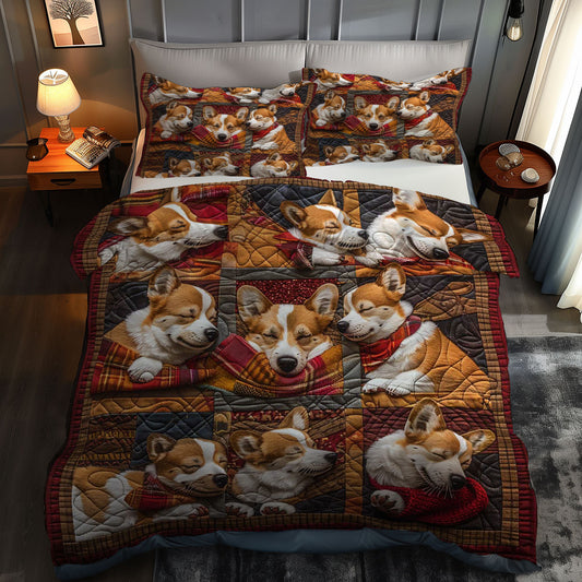 Corgi Soft Snooze WN1609006CL Duvet Cover Set