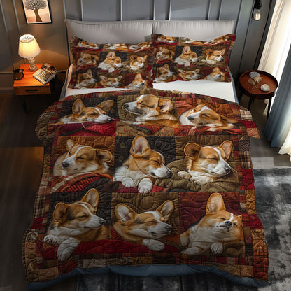 Corgi Warm Slumber WN1609007CL Duvet Cover Set