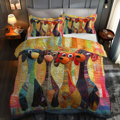 Dachshund Delight WN1609023CL Duvet Cover Set