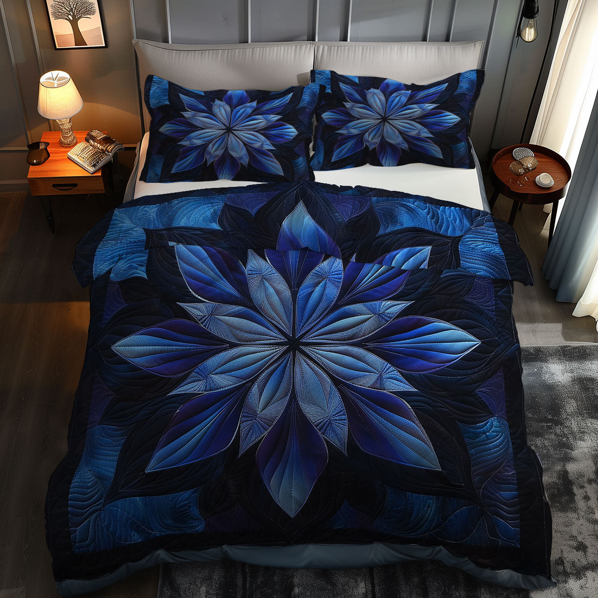 Mystical Blue Oasis WN1609015CL Duvet Cover Set