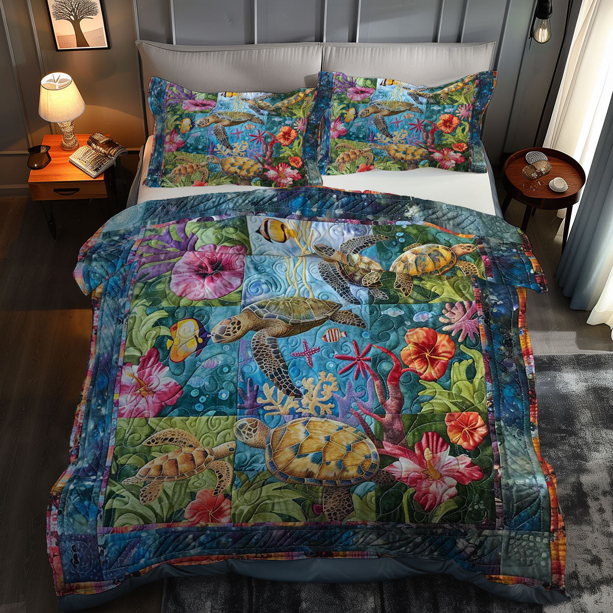 Turtle Adventure WN0609006CL Duvet Cover Set