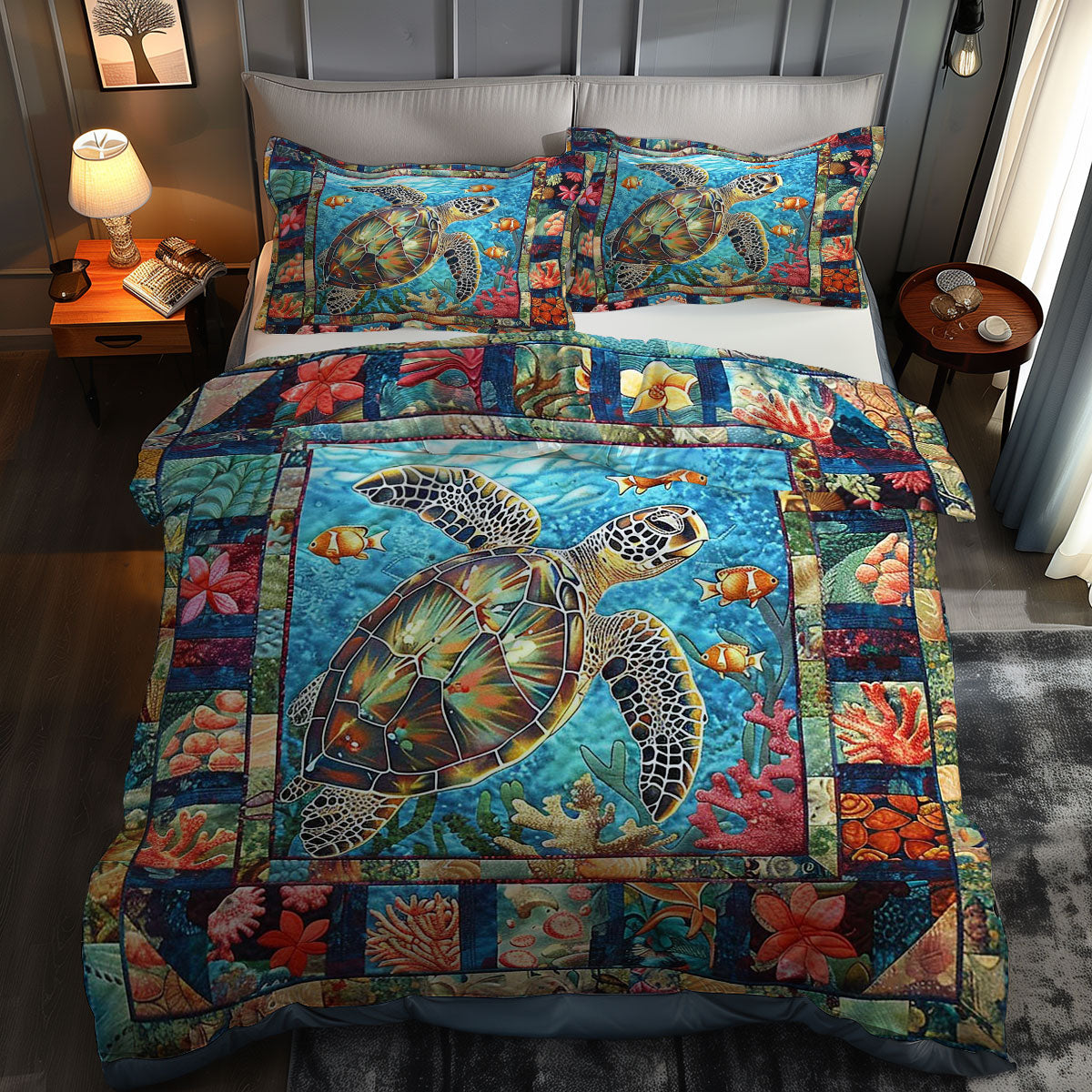 Turtle Odyssey WN0609029CL Duvet Cover Set