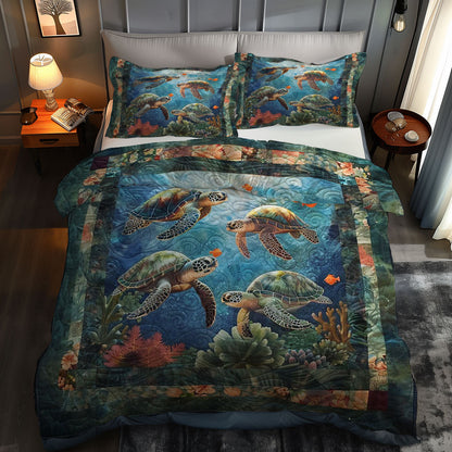 Turtle Reef Dreamscape WN0609032CL Duvet Cover Set