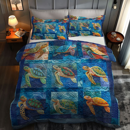 Turtle's Marine Wonderland WN0609066CL Duvet Cover Set