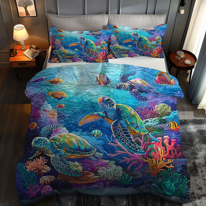 Turtle's Oceanic Treasures WN0609071CL Duvet Cover Set