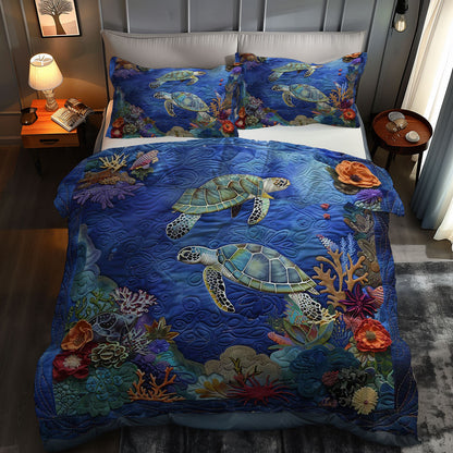 Turtle’s Reef Serenity Throw WN0609051CL Duvet Cover Set