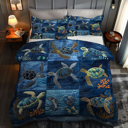 Turtle's Reef Wonderland WN0609077CL Duvet Cover Set