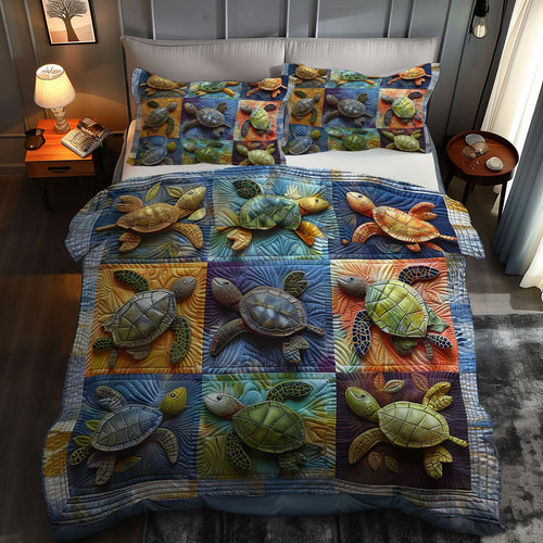 Turtles' Gentle Journey WN0609064CL Duvet Cover Set