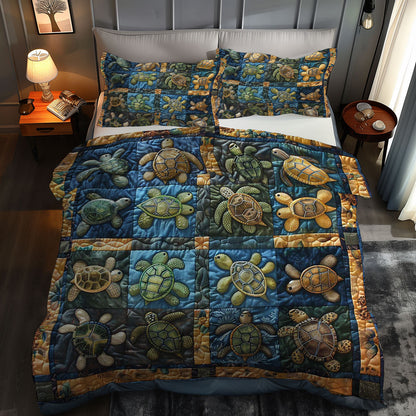 Turtles' Tranquil Haven WN0609082CL Duvet Cover Set