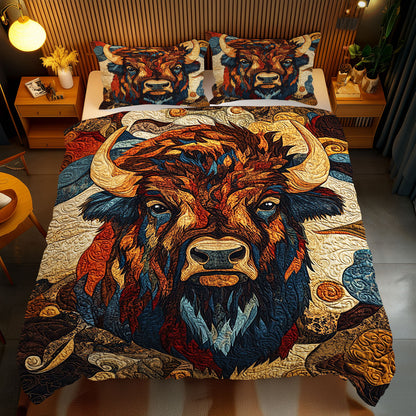 Bison Native American WJ1010028CL Duvet Cover Set