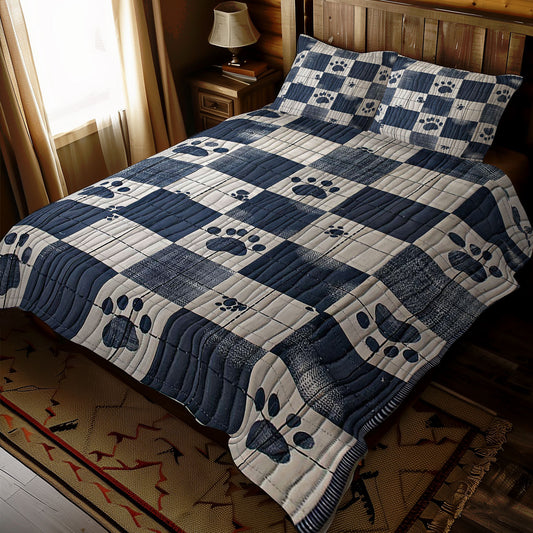 Dog Paws WJ1507021CL Duvet Cover Set