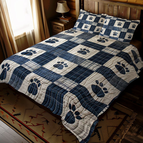 Dog Paws WJ1507022CL Duvet Cover Set