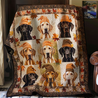 Autumn Labrador WJ1508002CL Quilt