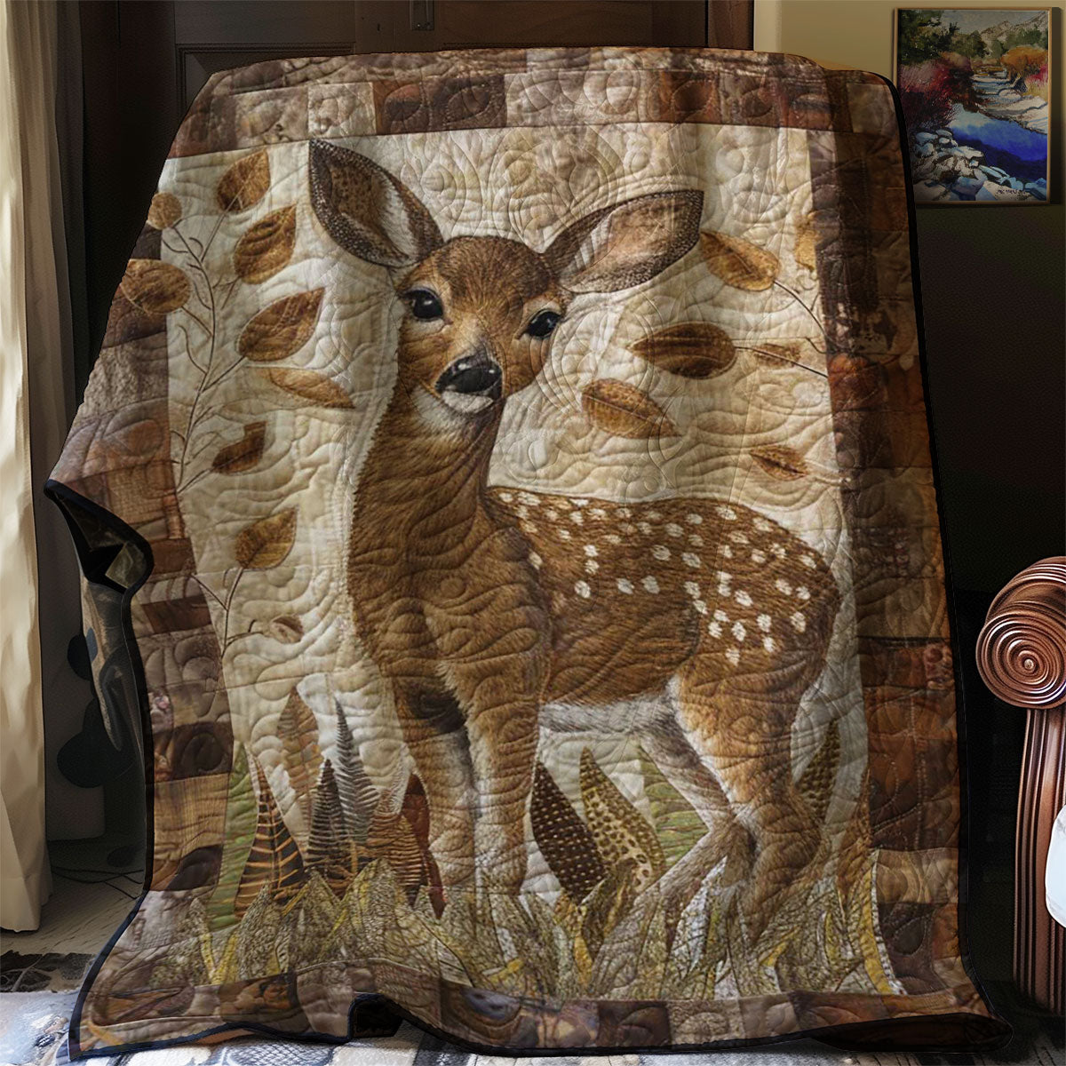 Baby Deer WJ1009001CL Quilt