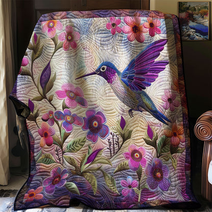 Beautiful Hummingbird WJ2708002CL Quilt