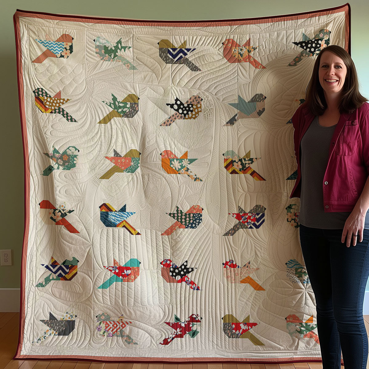 Bird WJ1907004WK Quilt