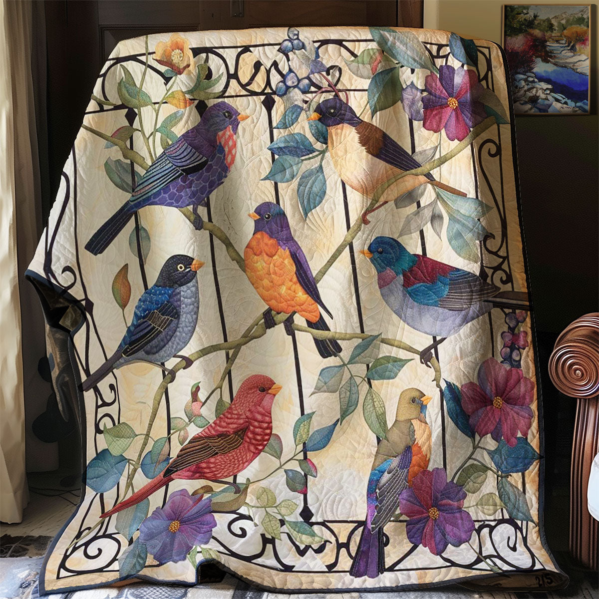 Birds WJ0909003CL Quilt