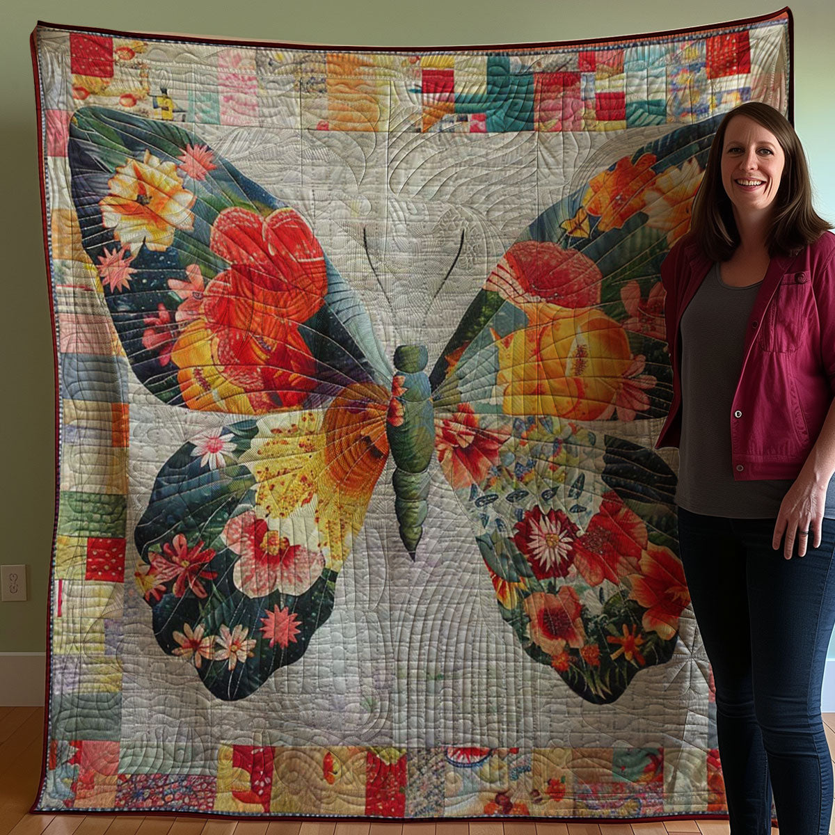 Butterflies WJ2407009CL Quilt