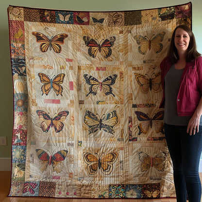 Butterflies WJ2507008CL Quilt